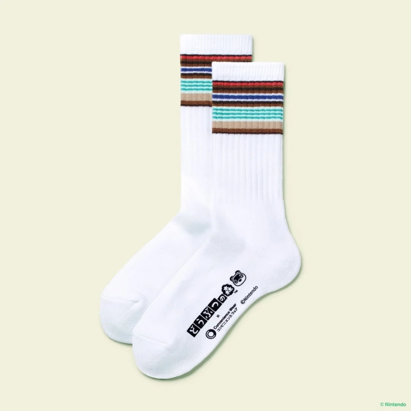 Animal Crossing Tom Nook Line Socks