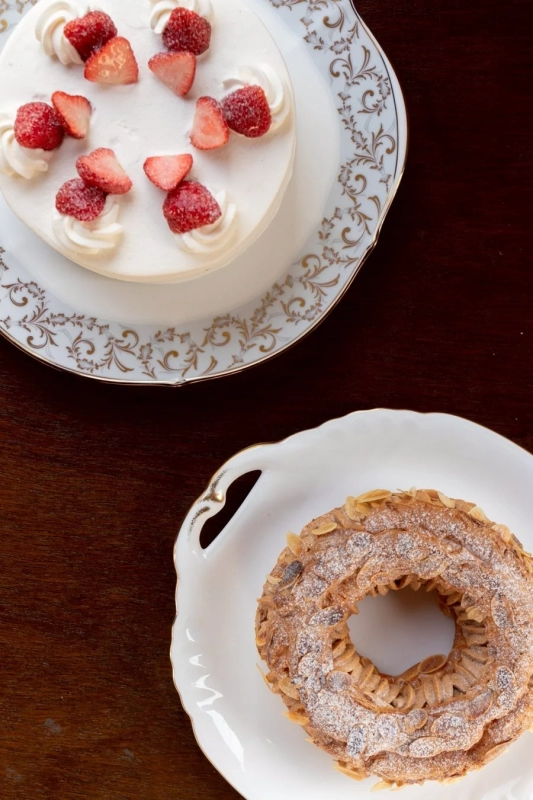 Assorted Cakes on Table