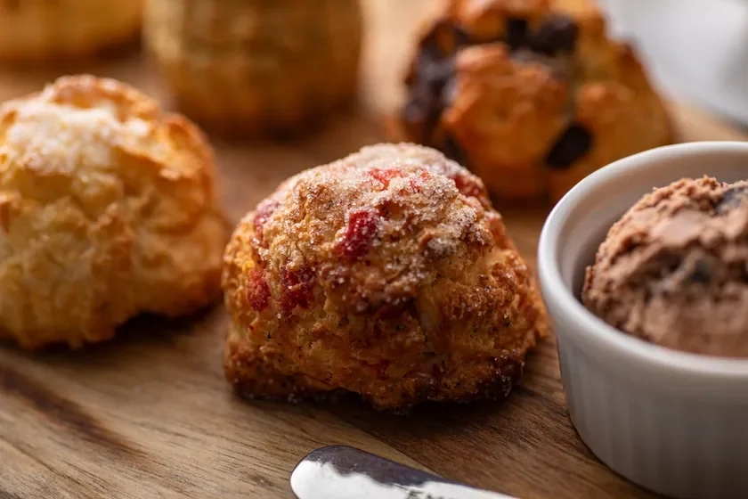 Strawberry & Strawberry Scone