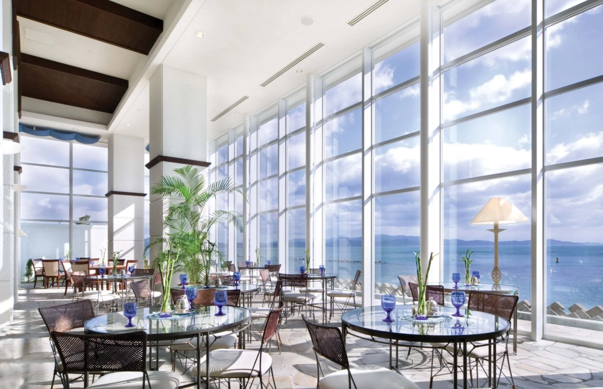 Ocean view from Terrace Cafe Oge