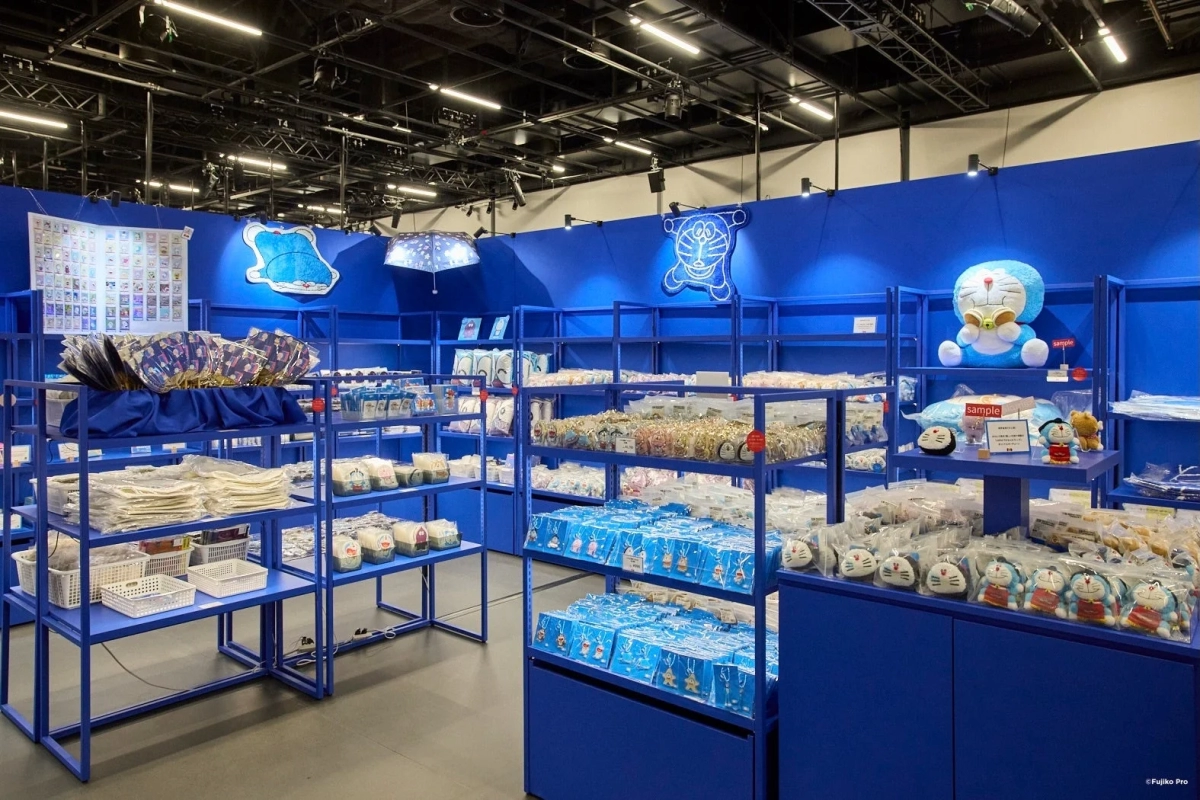 Doraemon merchandise display