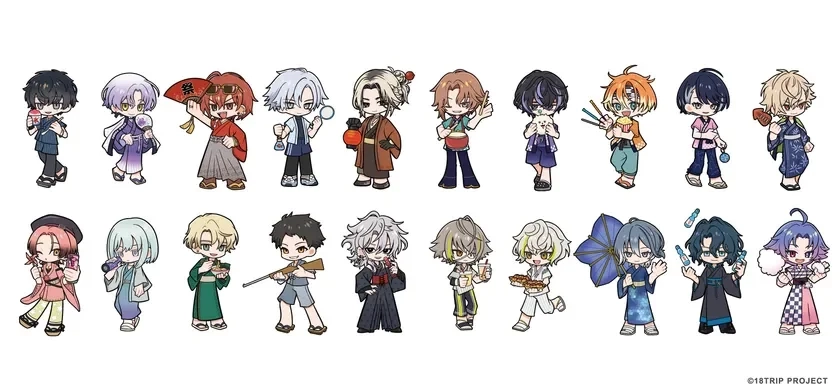 18TRIP Matsuri no Ichi Mini-Character Design