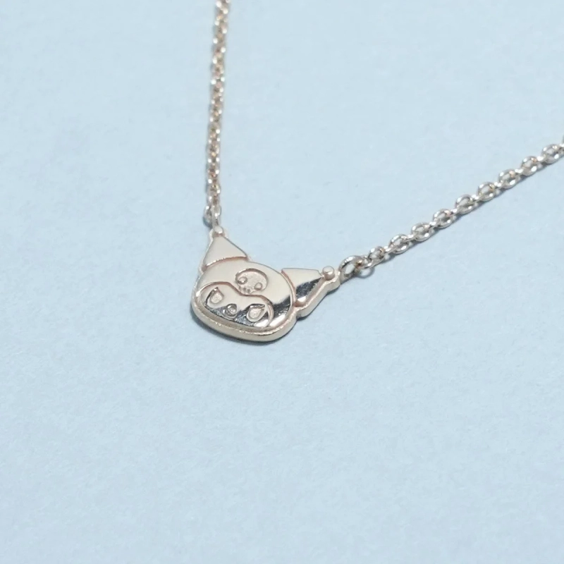 Kuromi necklace close-up