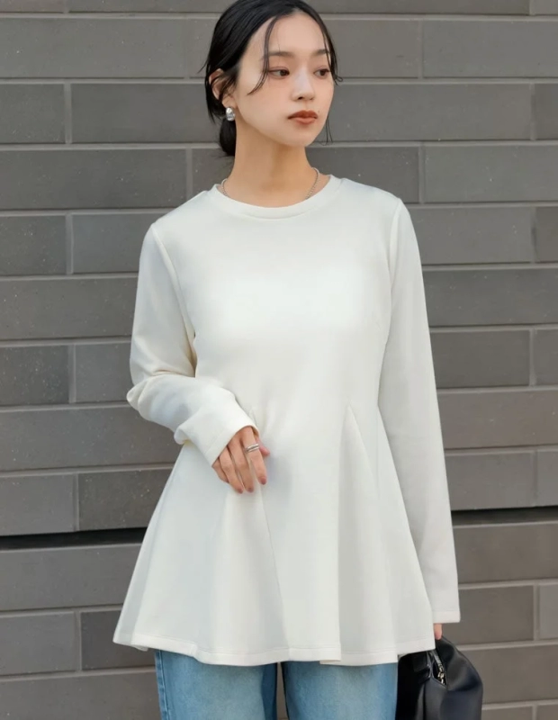 White Peplum Top Styling