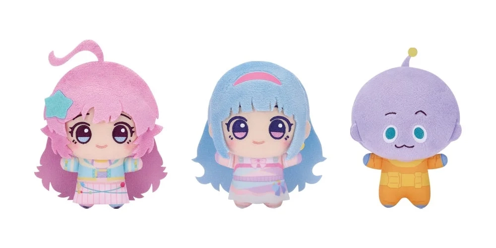 All three Magical Sisters Lulutto Lilly Chibigurumi plushies