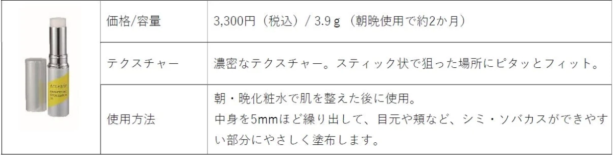 Attenir Brightening Stick Serum VC Product Information