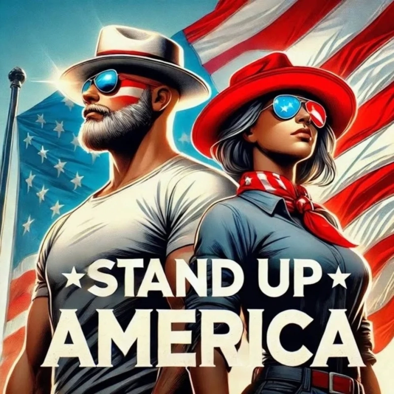 STAND UP AMERICA artwork