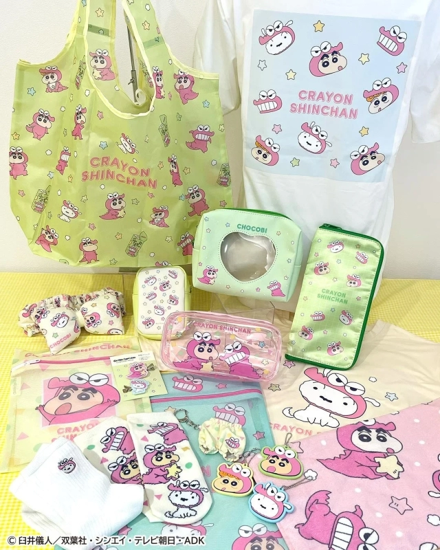 General collection of Crayon Shin-chan Chocobi Series collaboration goods