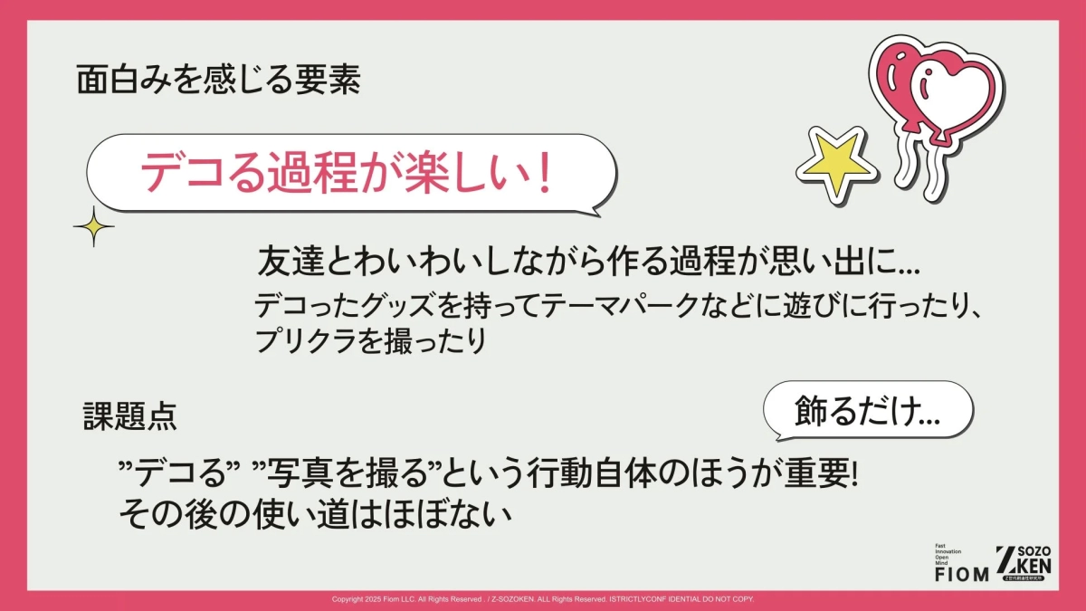 Enjoyment and challenges in deco culture