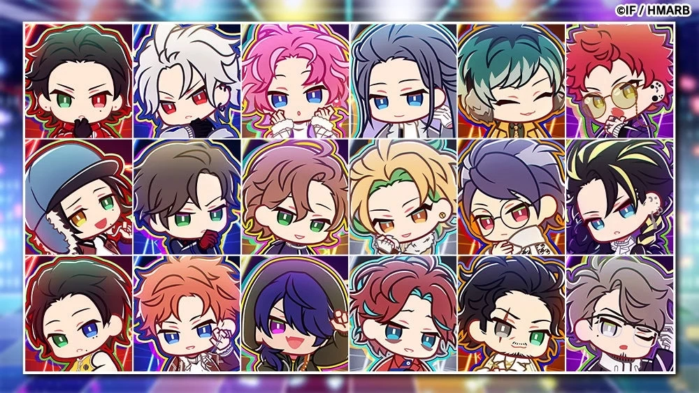 Chibi Characters Grid