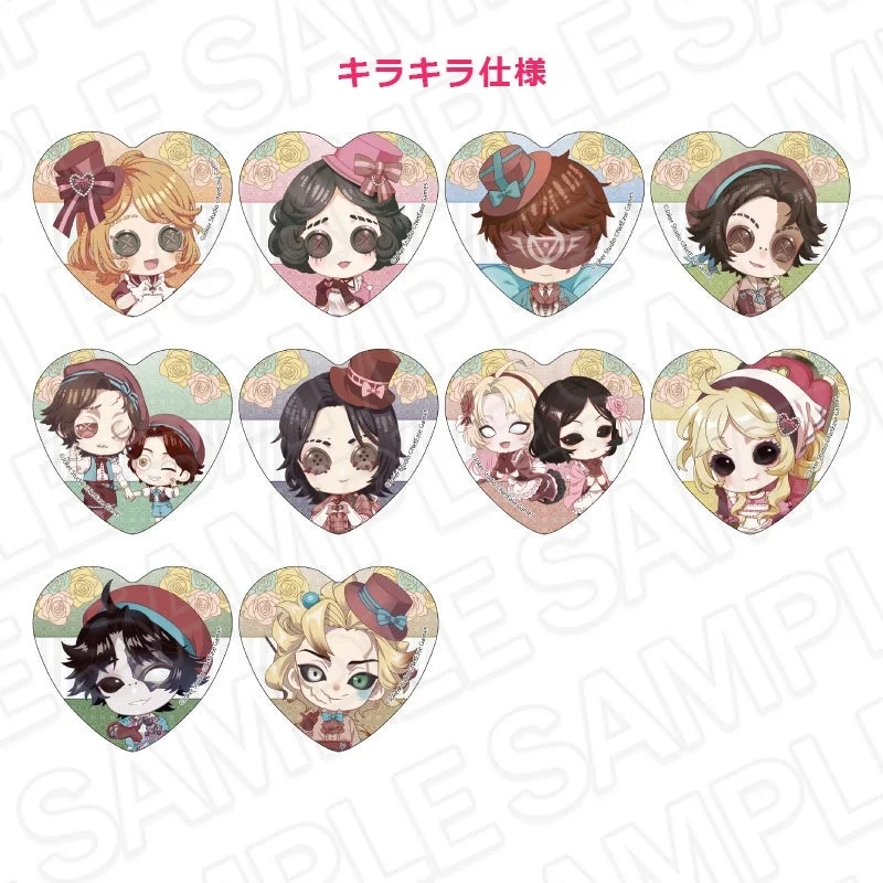Heart-shaped Can Badges