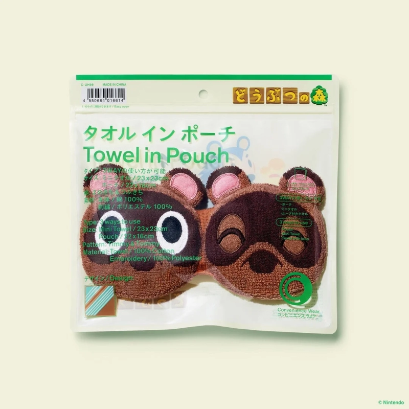 Animal Crossing Timmy & Tommy Towel-in-Pouch