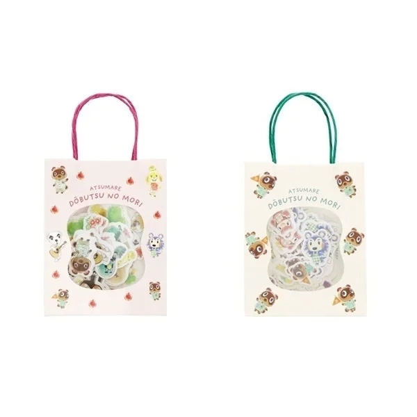 Animal Crossing Paper Bag with Stickers