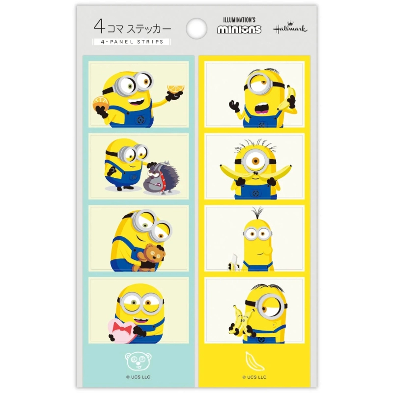 Minions 4-Panel Sticker Examples