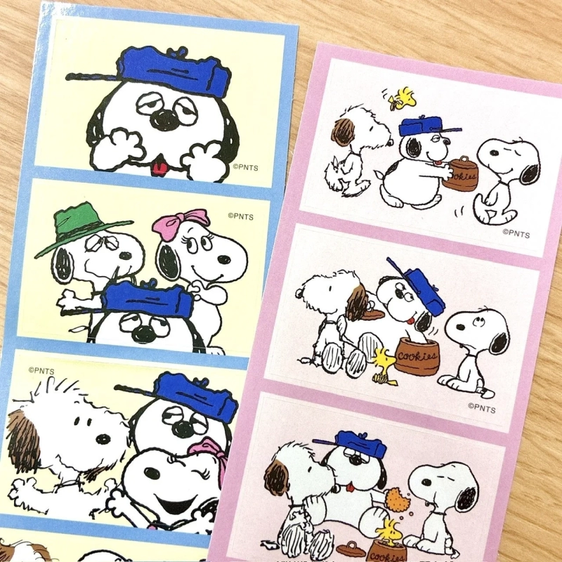 Snoopy 4-Panel Stickers