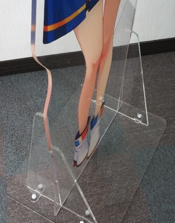 Close-up of anime character lower body stand