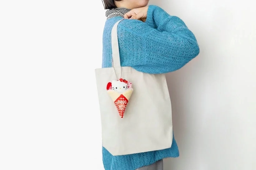 Woman with Hello Kitty Crepe Charm