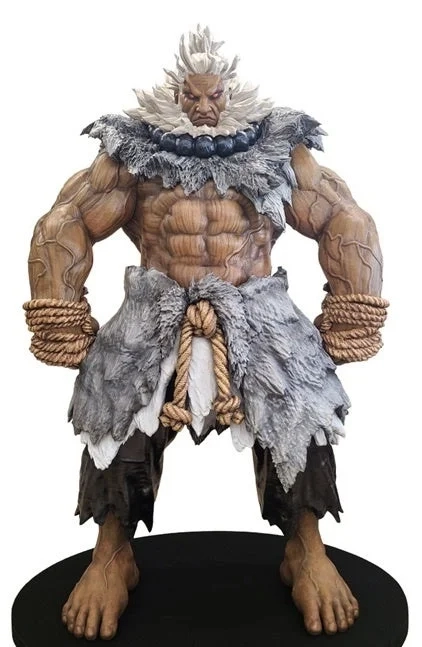 Life-sized Akuma (Gouki) figure from Street Fighter