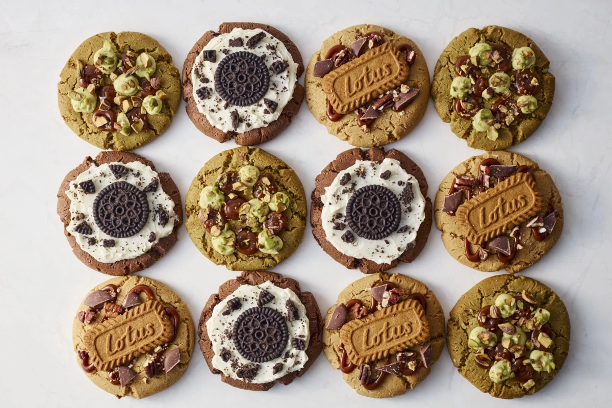 Assorted chewy cookies