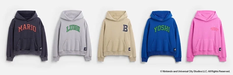 Super Mario Bros. Vintage Soft Relaxed Fit Hoodie