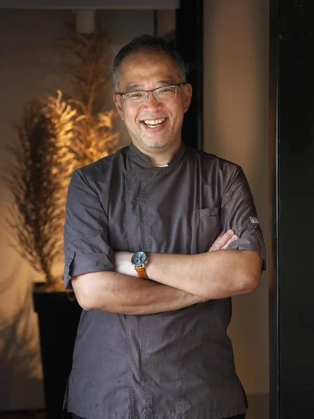 Chef Mitsugu Imagami smiling