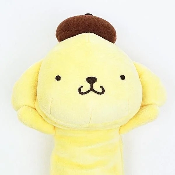 Pompompurin Chokon Plushie Pen Case close-up