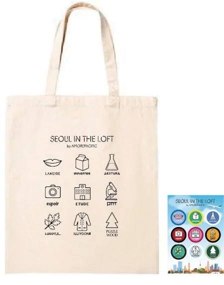 Original A4 Tote Bag + Brand Icon Stickers
