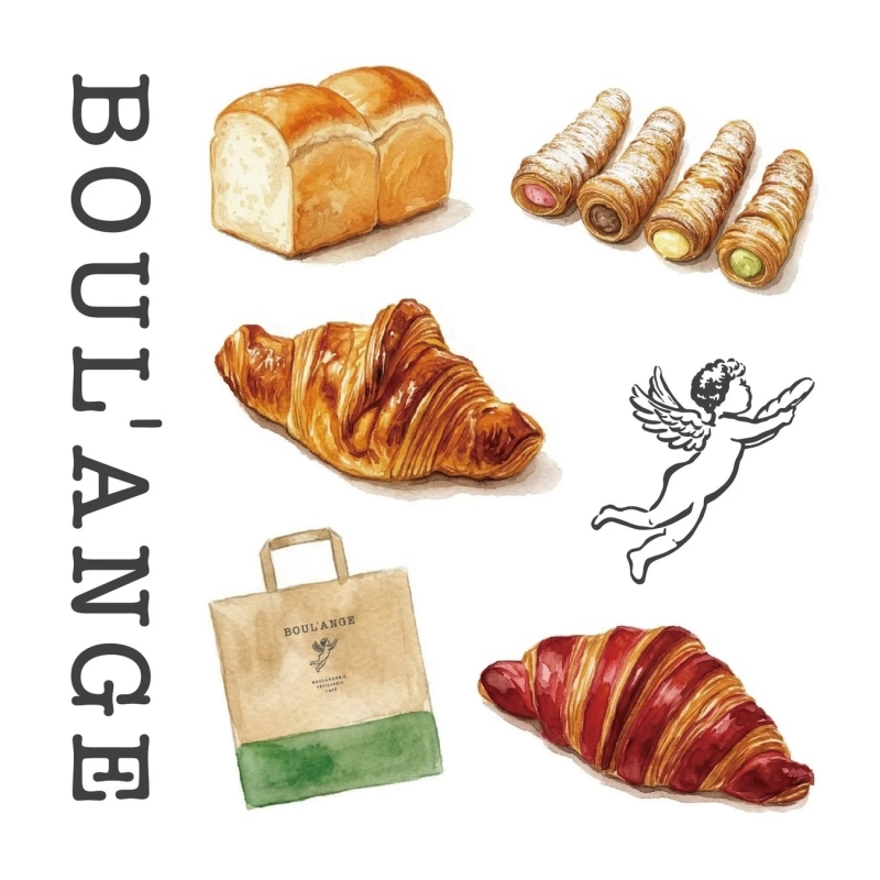 BOUL'ANGE sticker illustration
