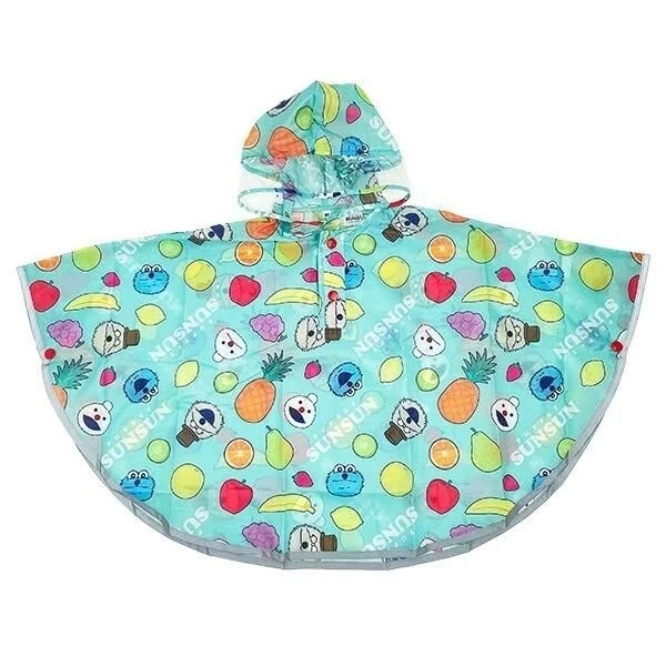 Puppet Sunsun Kids' Rain Poncho