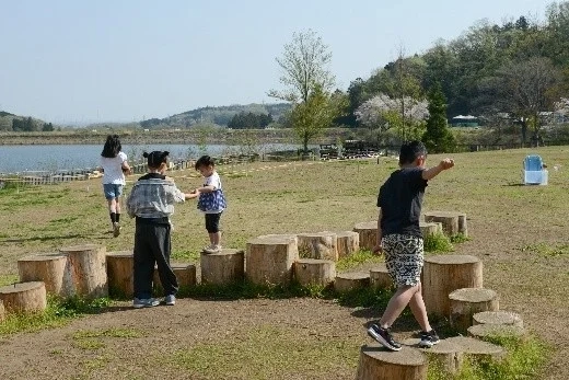 Kids Playing at Metsä Village Park