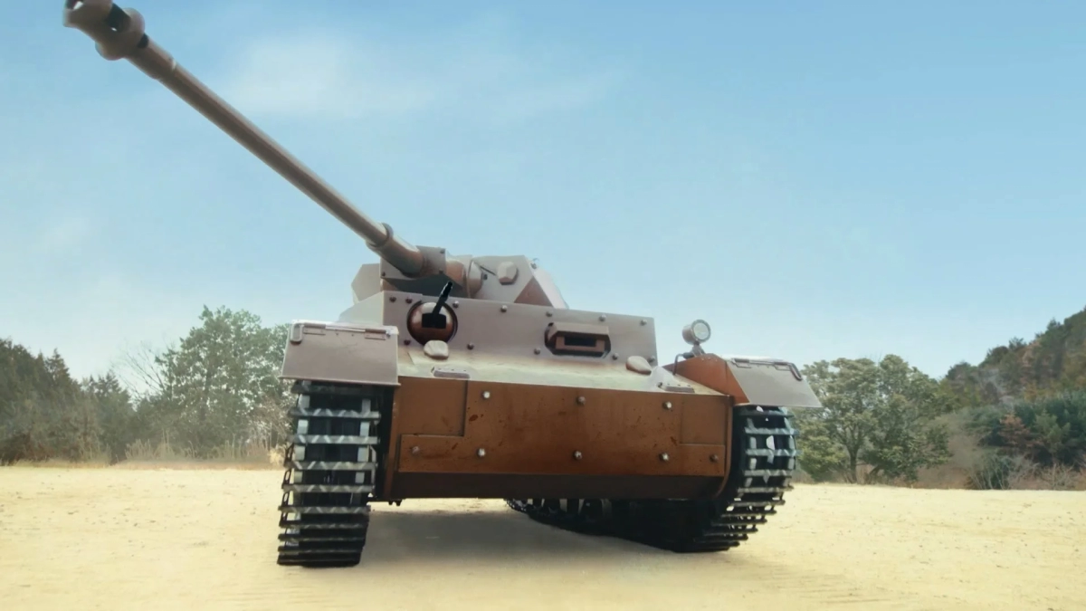 Tank in Desert