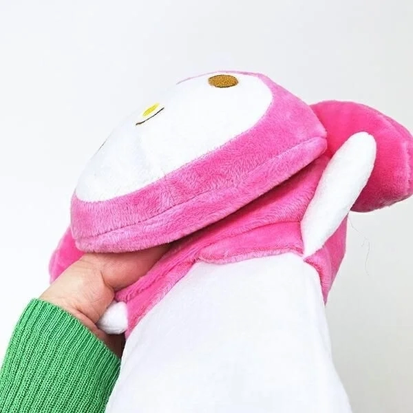 Hand holding My Melody Chokon Plushie Pen Case